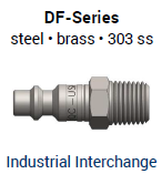 DF series steel brass 303 ss