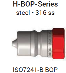 H BOP series steel 316 ss