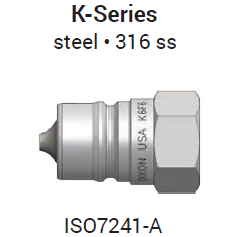 K series steel 316 ss