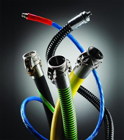 graphic featuring several different types of hose